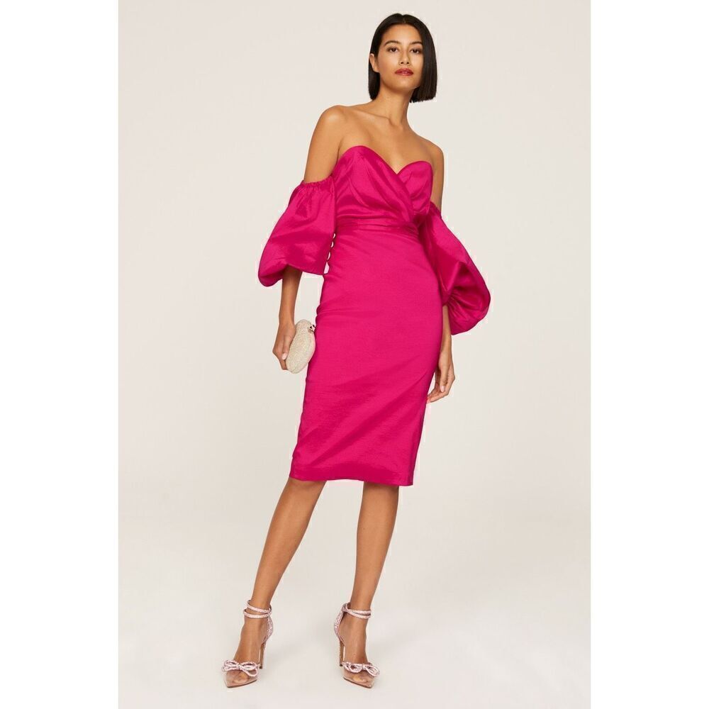 elle zeitoune pink dress 🧡